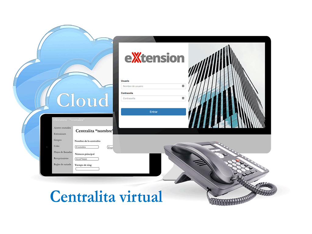 Extensión - Centralita virtual cloud